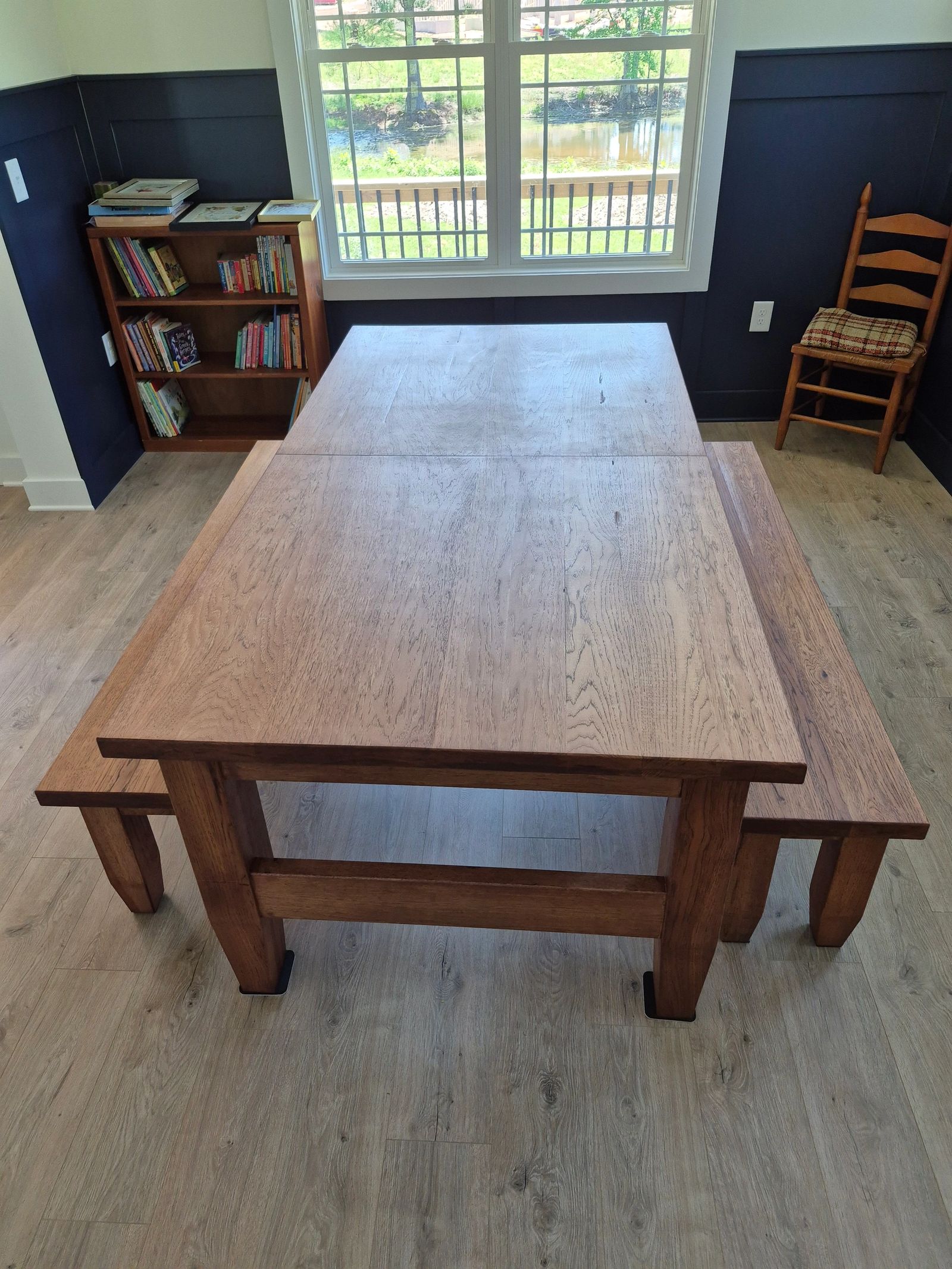 The Wilton dining table, alternate view